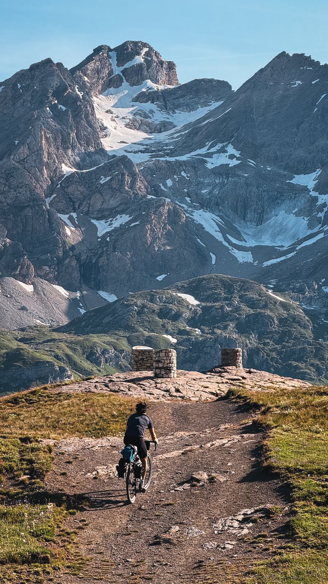 Crossing the Alps by Gravel