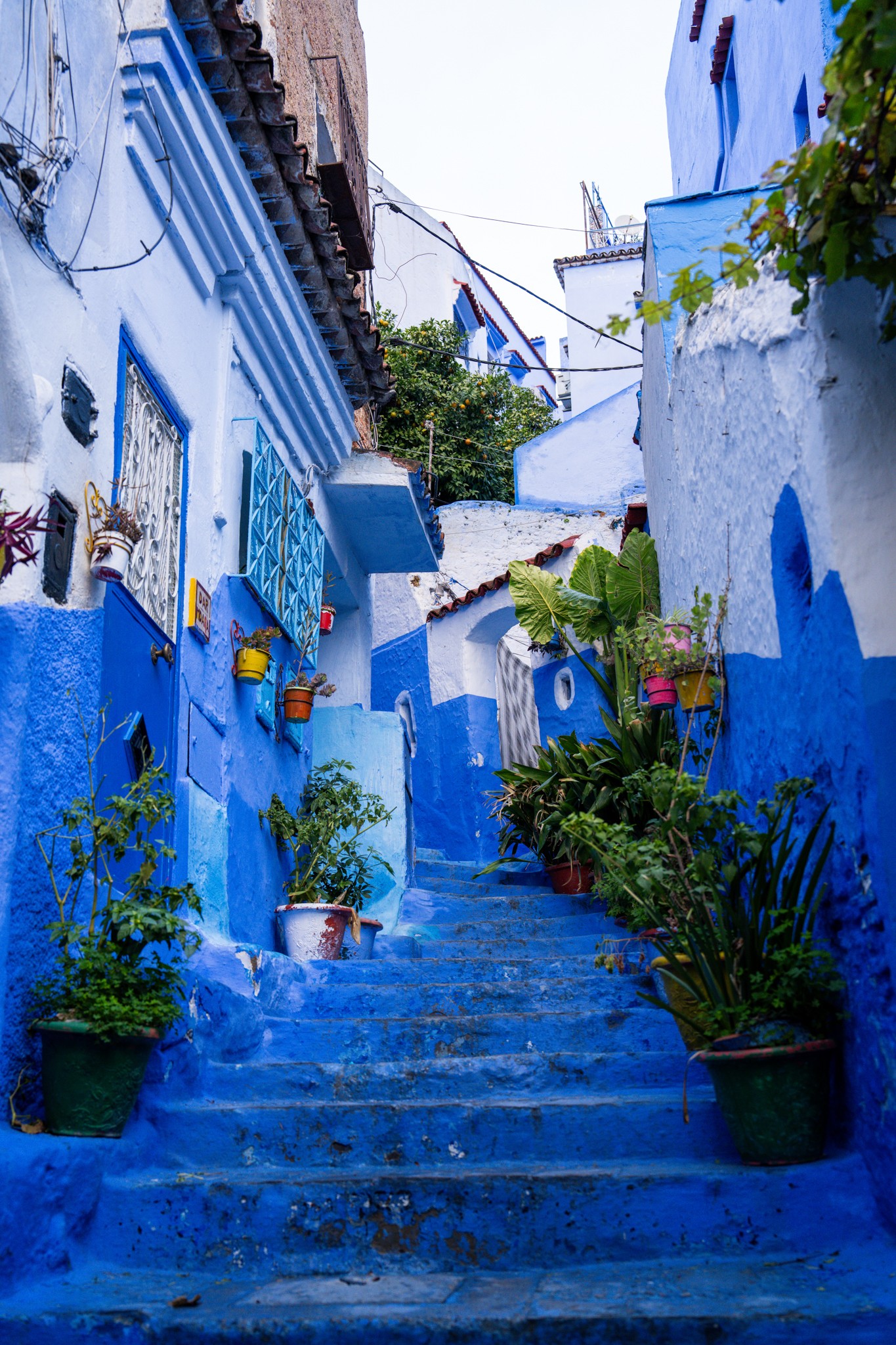 Blue alley in Chefchaouen