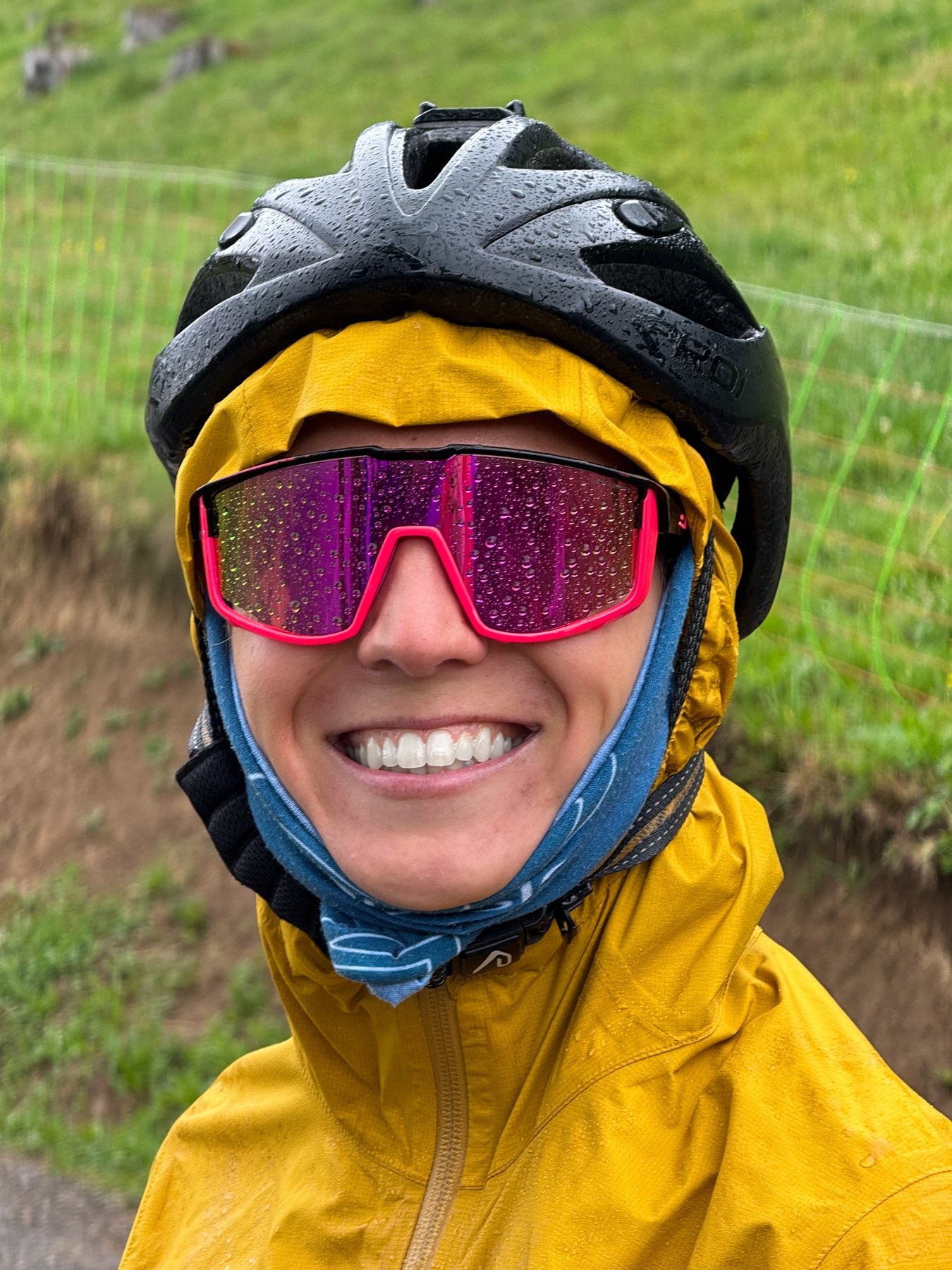 Rainy day on the Alps gravel traverse