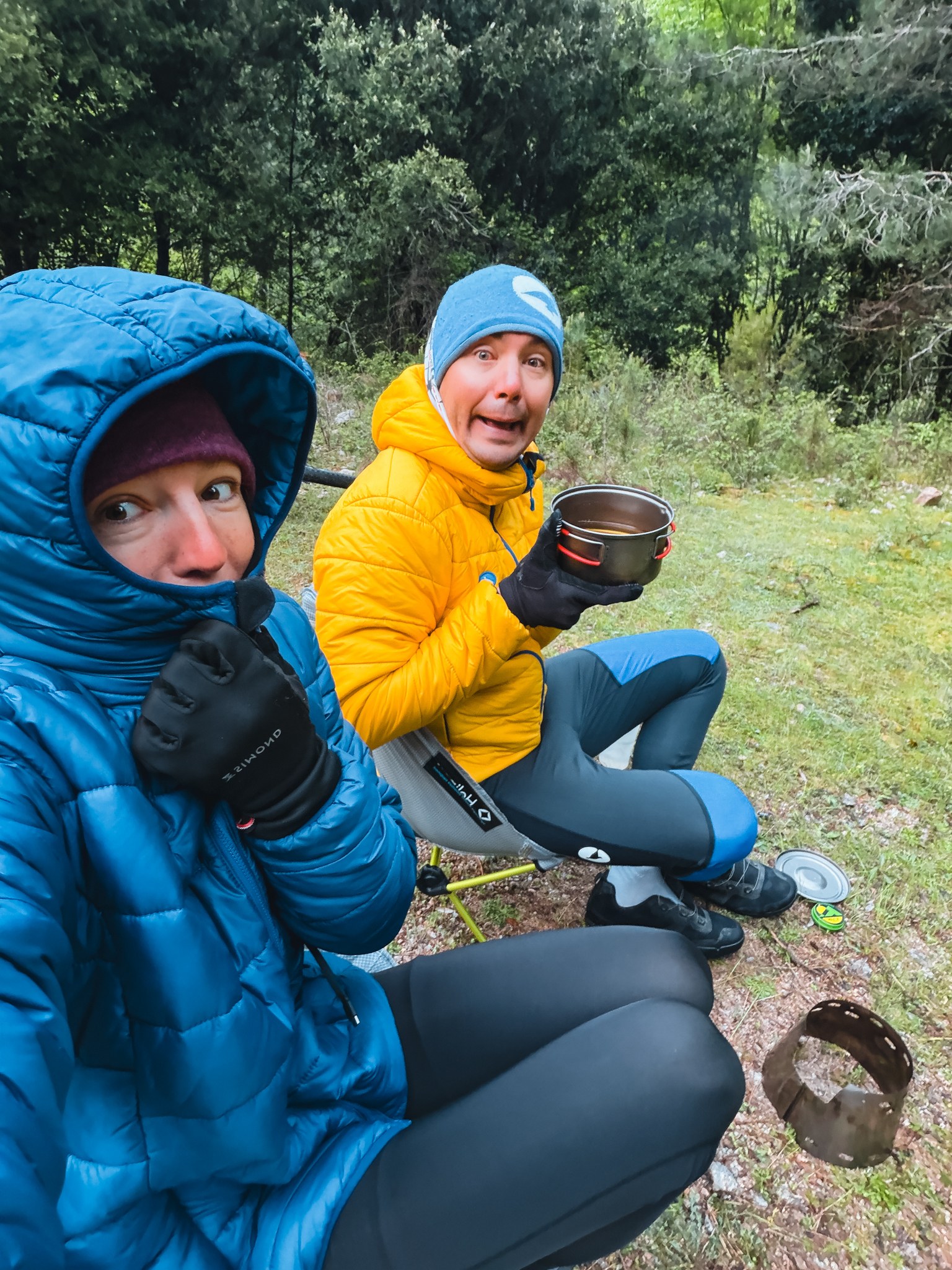 Cold morning at camp