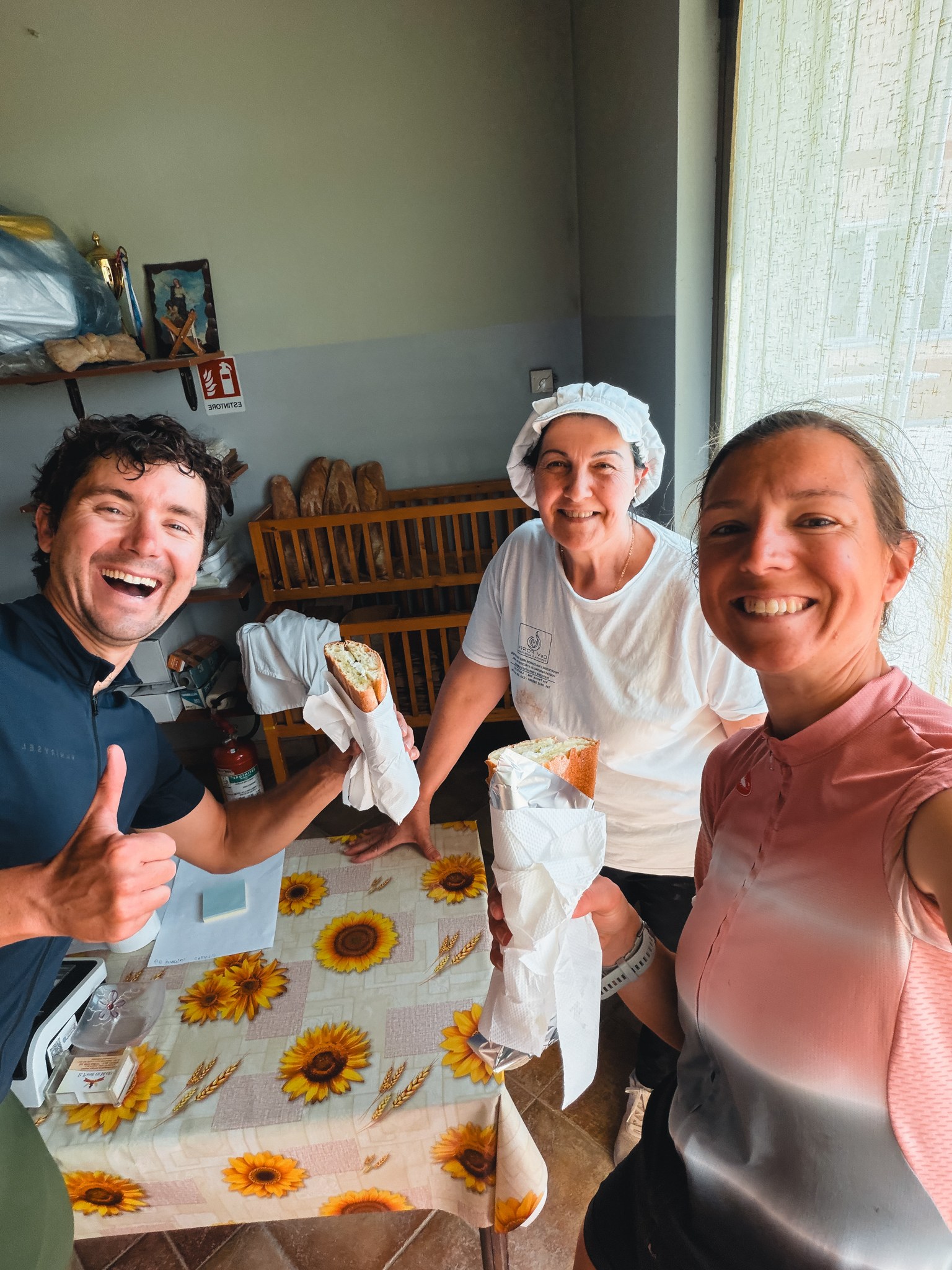 Coffee and homemade doughnuts with Ania