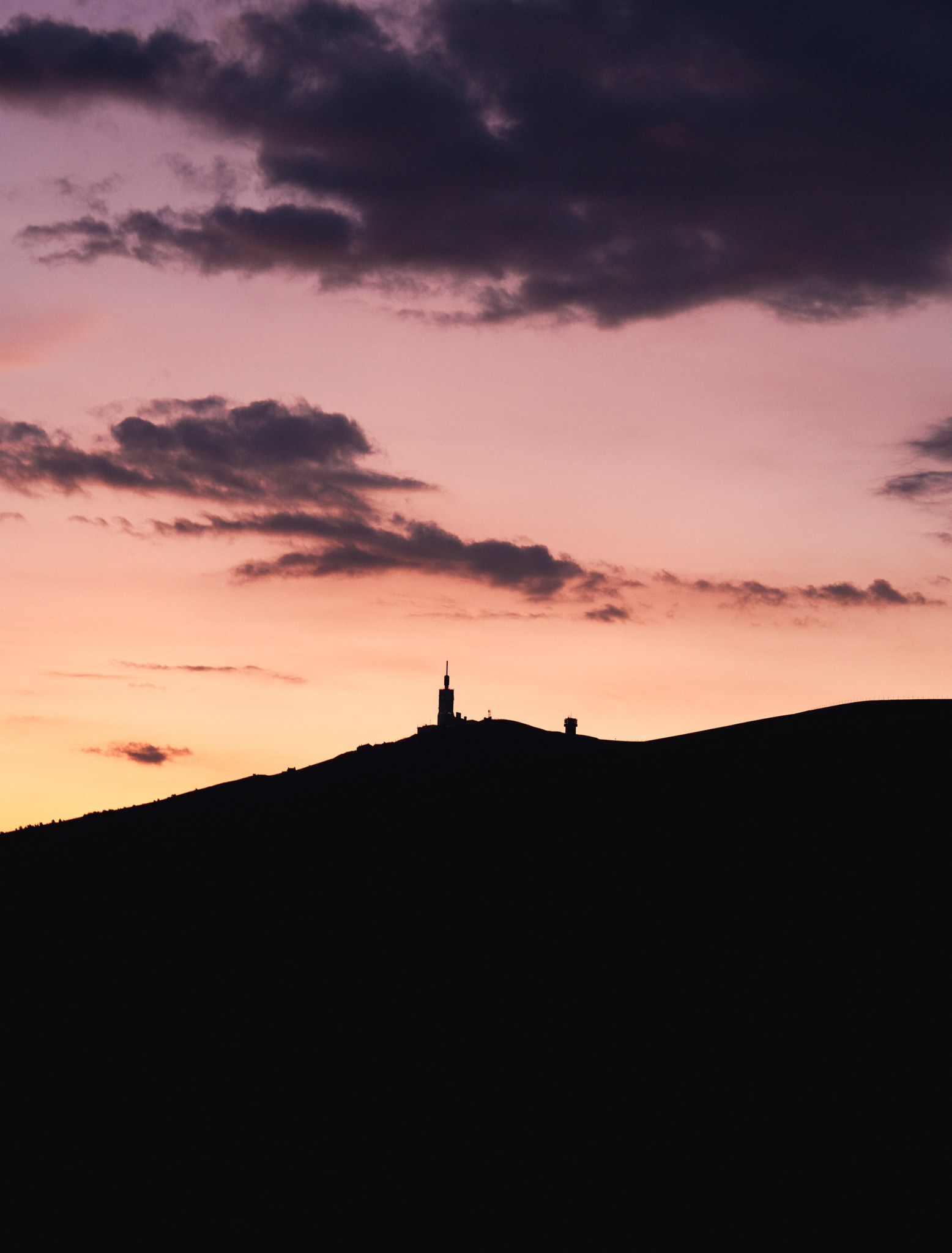 Bivouac facing Mont Ventoux