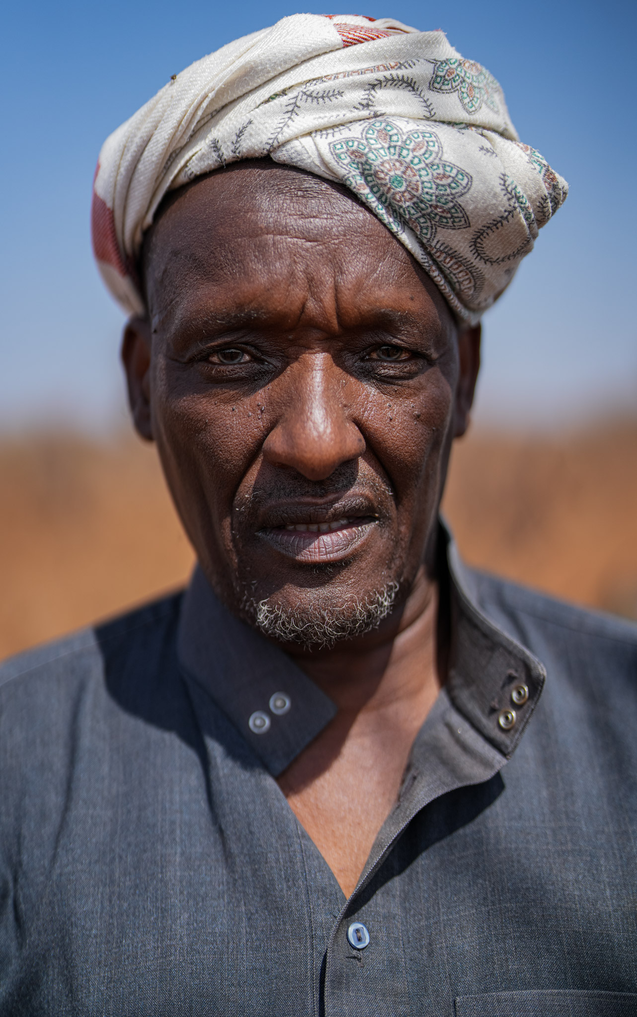Man with turban — portrait