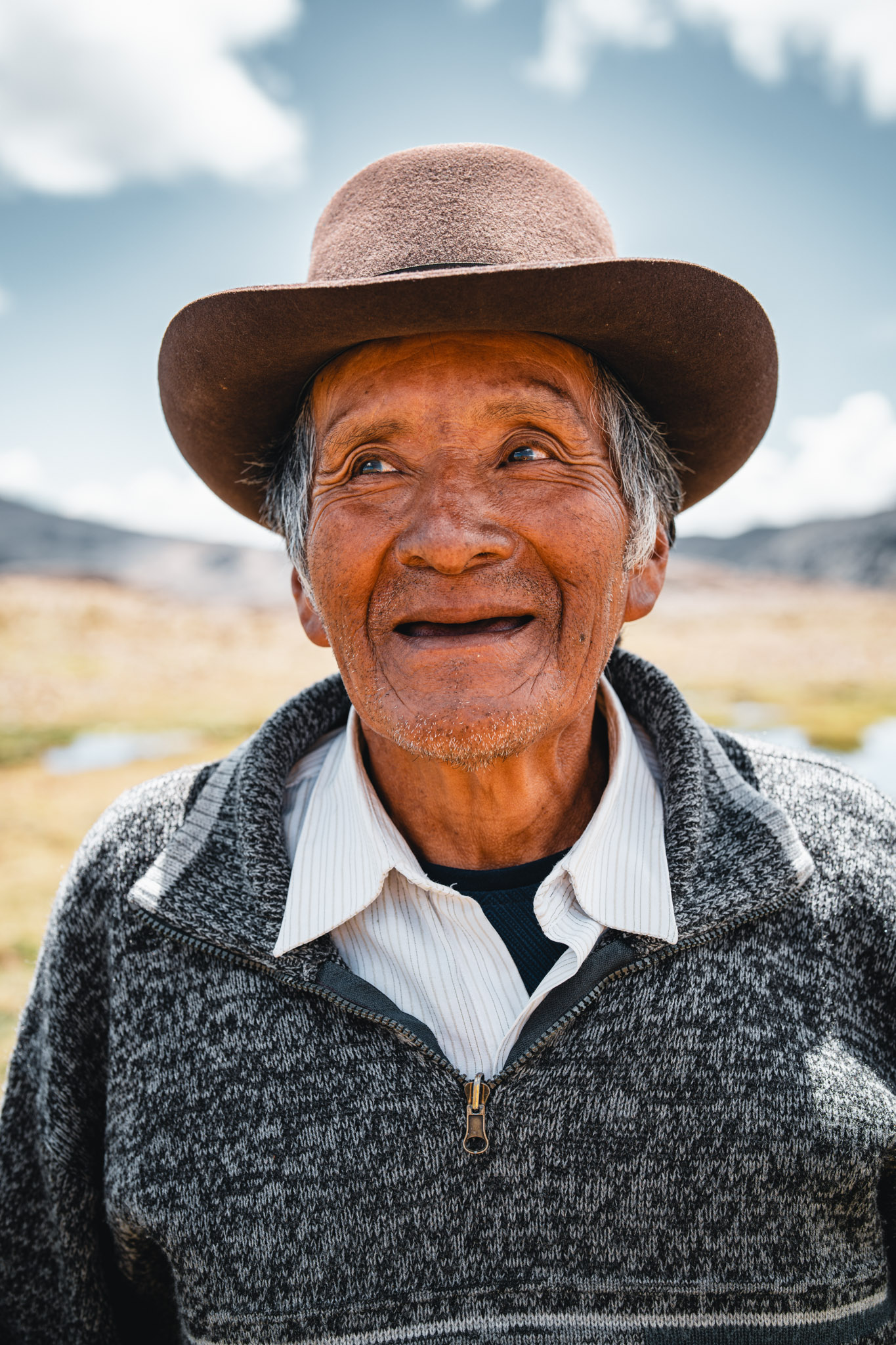 Andean elder — portrait