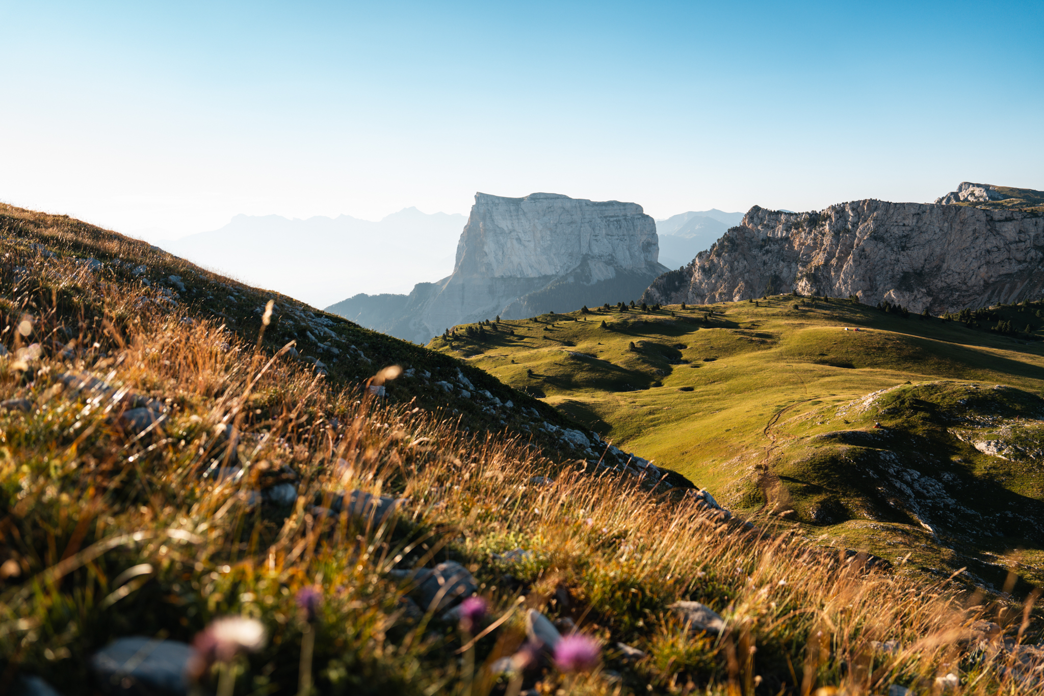 Vercors at dusk
